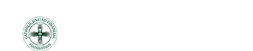 Catholic United Financial Foundation White Logo