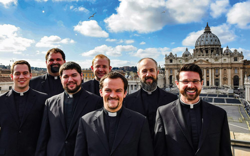 Seminarians in Rome