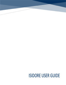 Isidore Users Guide 2019