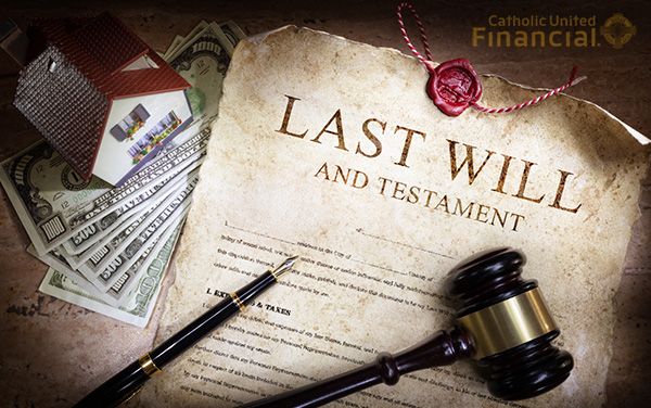 Property dictated by a last will and testament