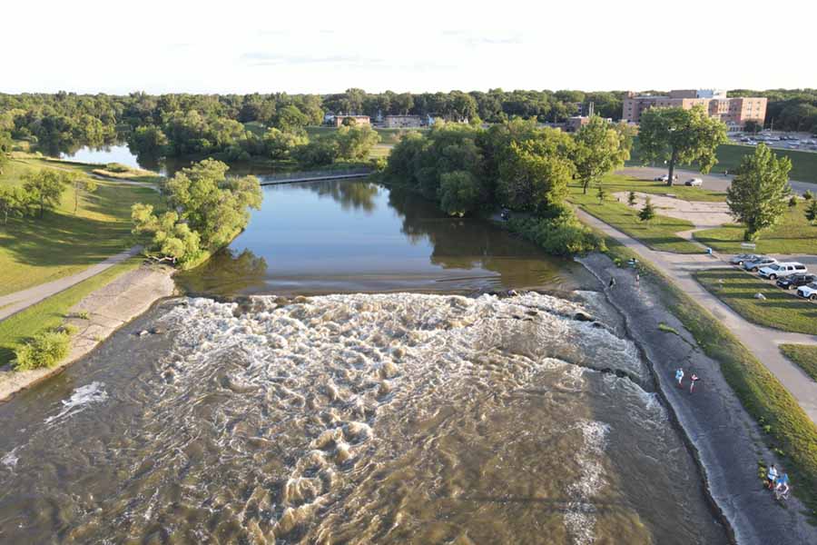 Red River in Fargo, ND