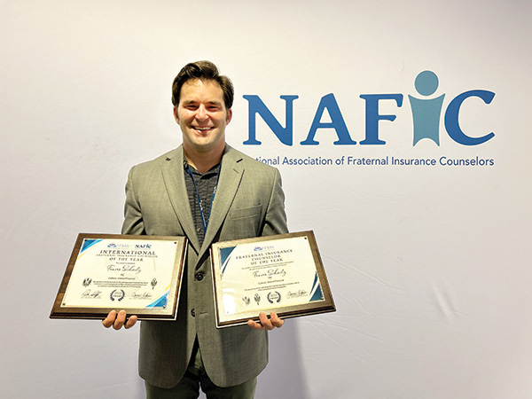 Member Advisor Travis Schmitz wins International FIC of the Year from NAFIC
