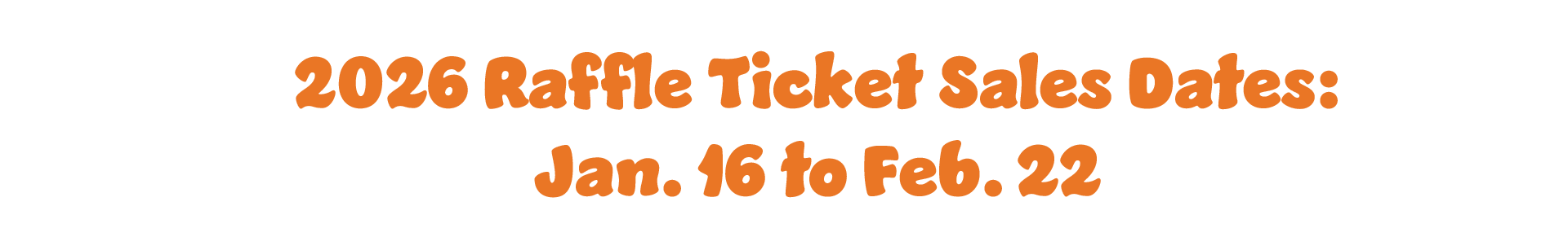 2025 Raffle Total 1.3 Million